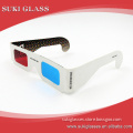 Red Blue Cyan Plastic Framed 3D Video Glasses